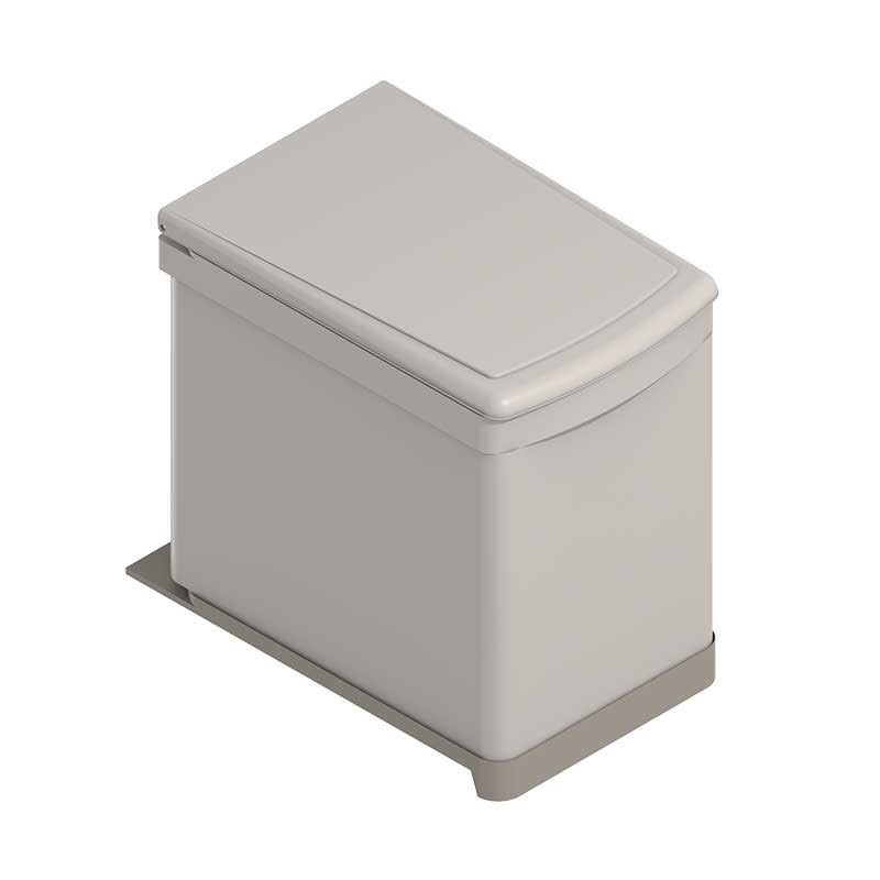  Cubo de basura para cocina, cubo de basura con tapa, cubo de  basura de acero inoxidable con cubo interior extraíble (color: F, tamaño:  6L) : Industrial y Científico