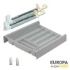 Cajón Cubertero de Cocina Europa PVC Gris